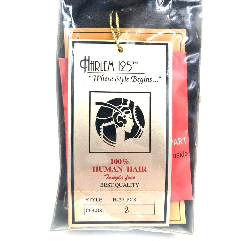 Harlem 125 Human Hair Original H-27 Pieces - Color 2 - Tangle Free